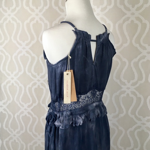 Bohemian Mineral Washed Tie Dye & Lace Maxi - Picture 8 of 8
